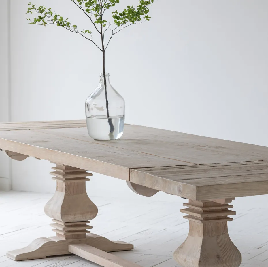 Table à manger Poligny en chêne, vue 3 sur 6