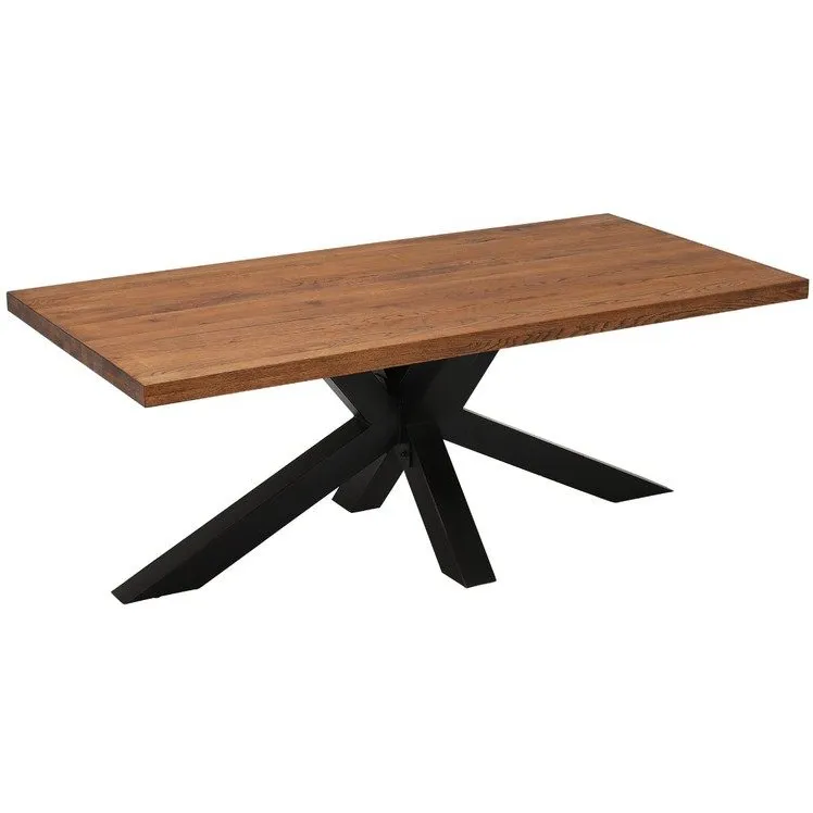 Table à manger Privas en chêne, vue 4 sur 6