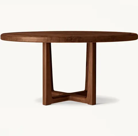 Table à manger ronde Baume en chêne — tables à manger