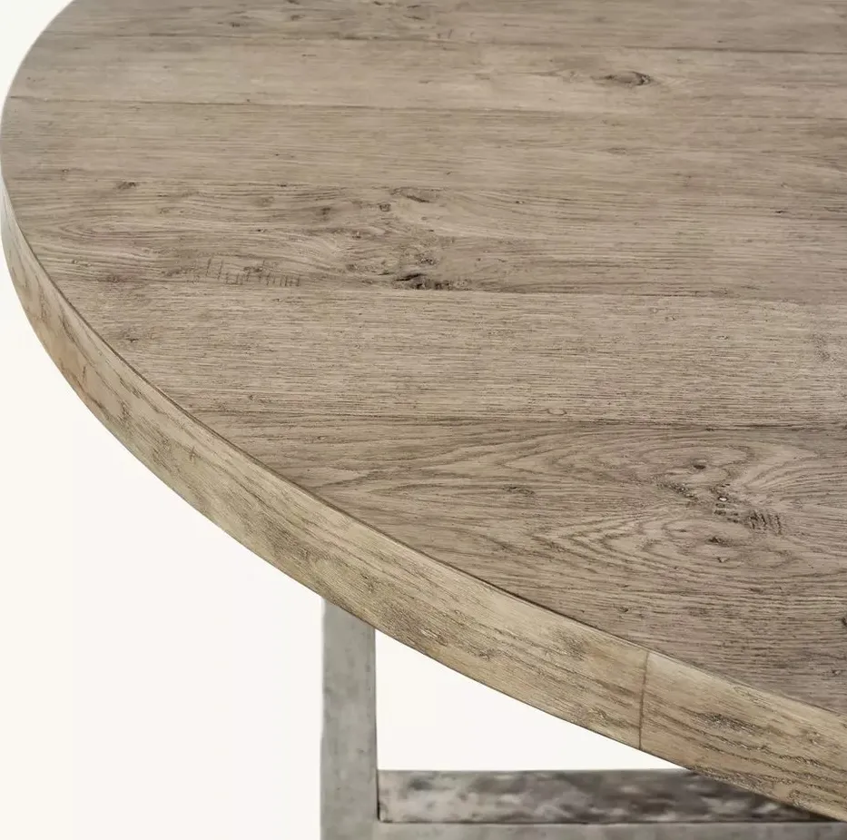 Table à manger ronde Biscarrosse, vue 3 sur 4