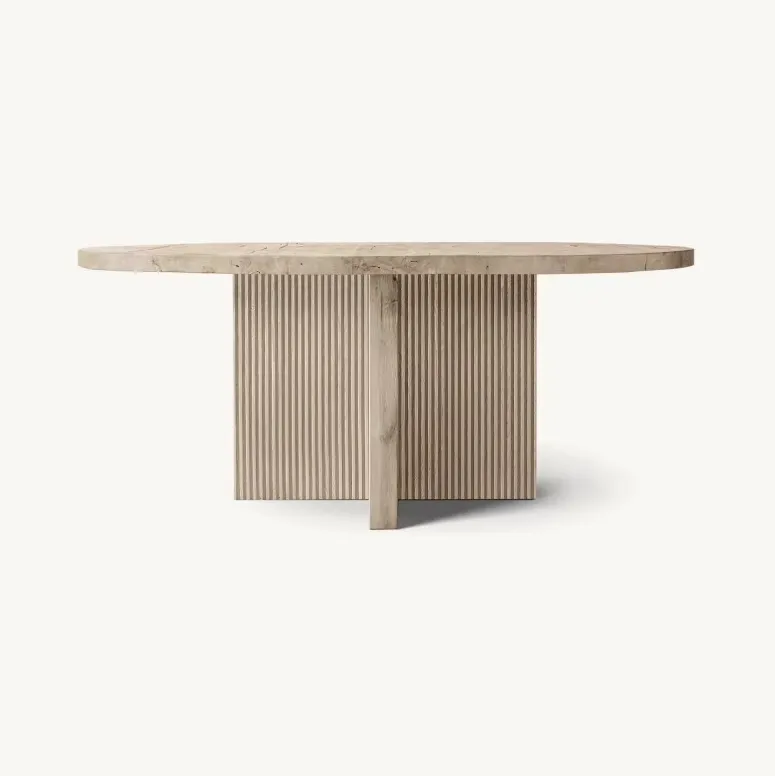 Table à manger ronde Cotignac, vue 3 sur 6