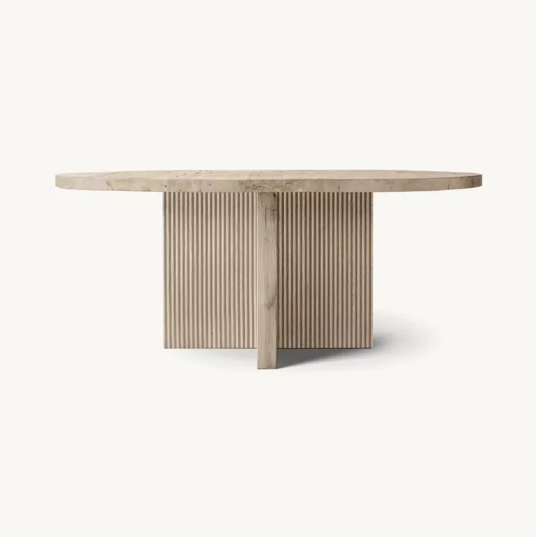 Table à manger ronde Cotignac, vue 5 sur 6