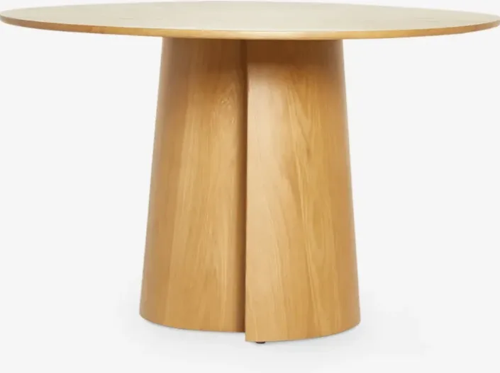 Table à manger ronde Cuisery en chêne, vue 6 sur 6