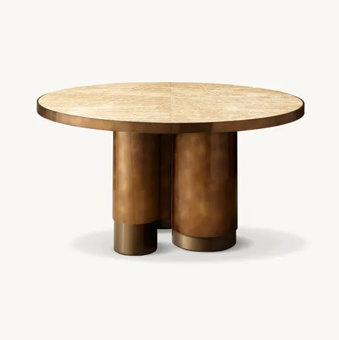Table à manger ronde Étretat — tables à manger