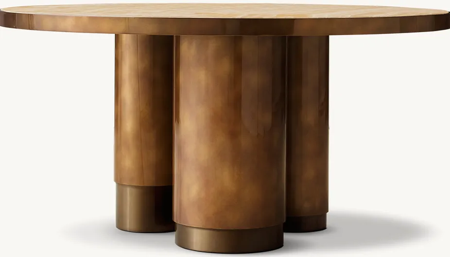Table à manger ronde Étretat, vue 5 sur 5
