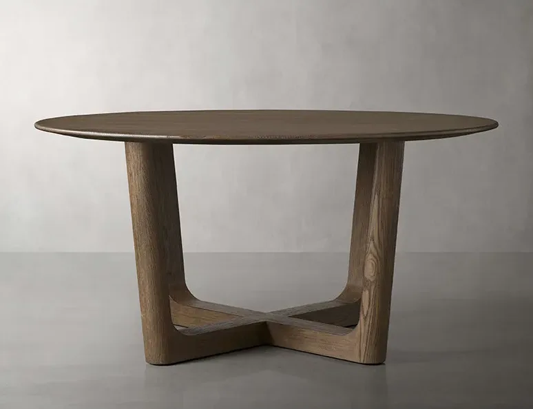 Table à manger ronde Guéthary, vue 4 sur 6