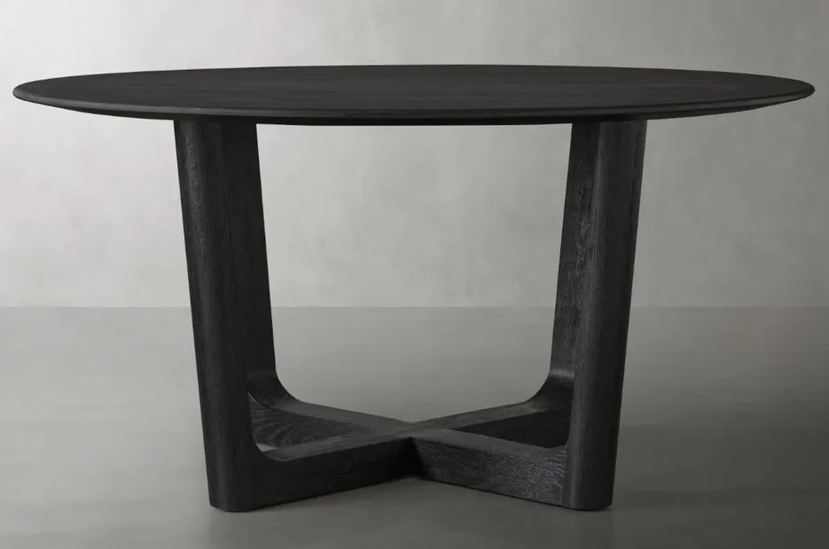 Table à manger ronde Guéthary, vue 6 sur 6