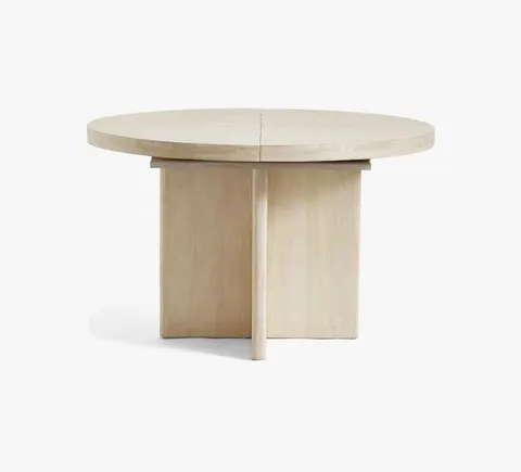 Table à manger ronde Menthon en bois massif — tables à manger