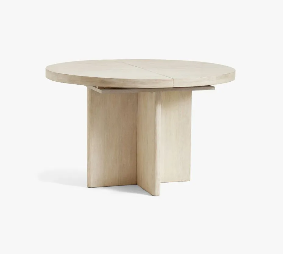 Table à manger ronde Menthon en bois massif, vue 6 sur 6