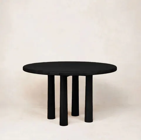 Table à manger ronde Oloron en frêne — tables à manger