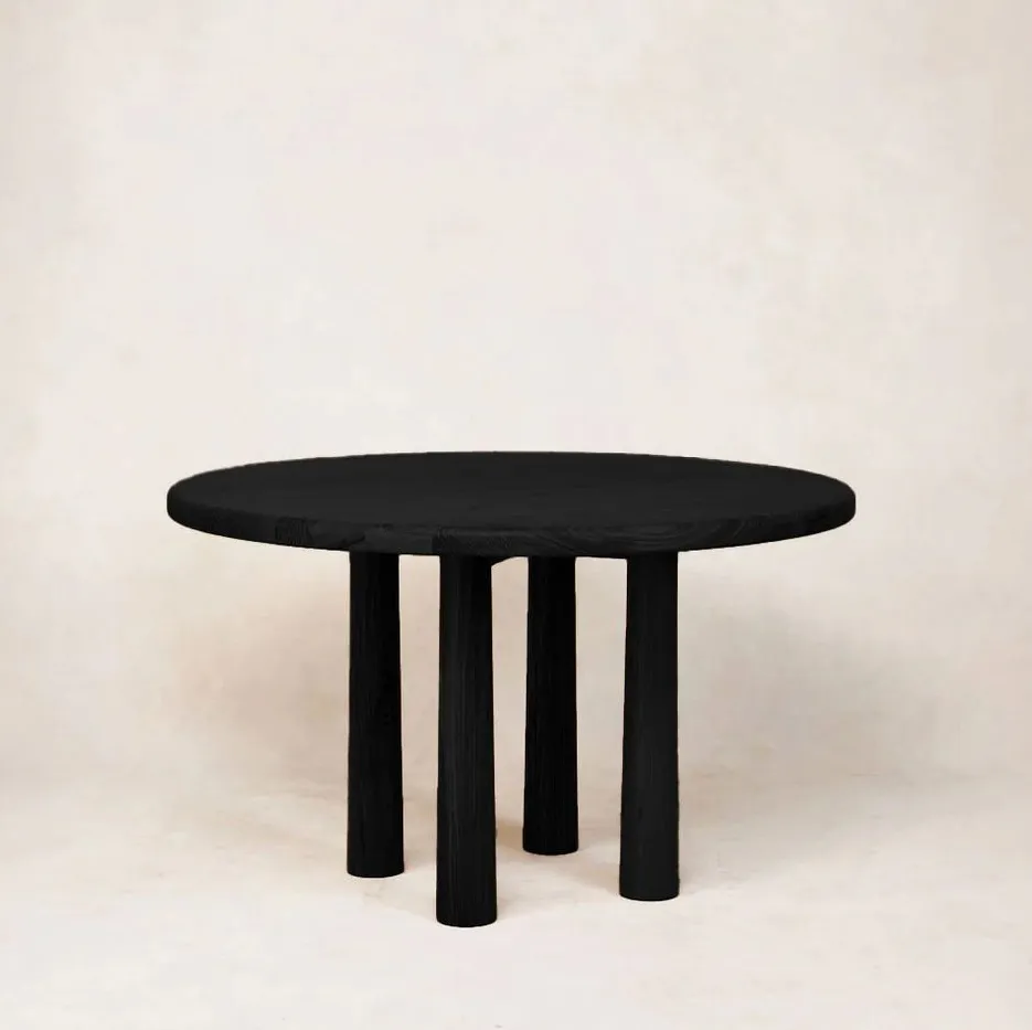 Table à manger ronde Oloron en frêne, collection tables à manger ELWOOD HOME