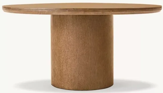 Table à manger ronde Pontarlier classique, vue 2 sur 4