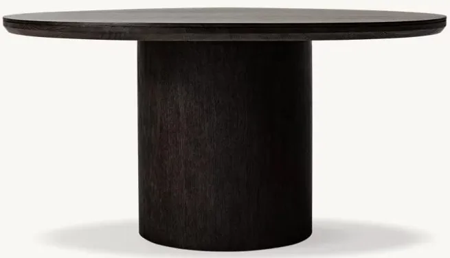 Table à manger ronde Pontarlier classique, vue 4 sur 4