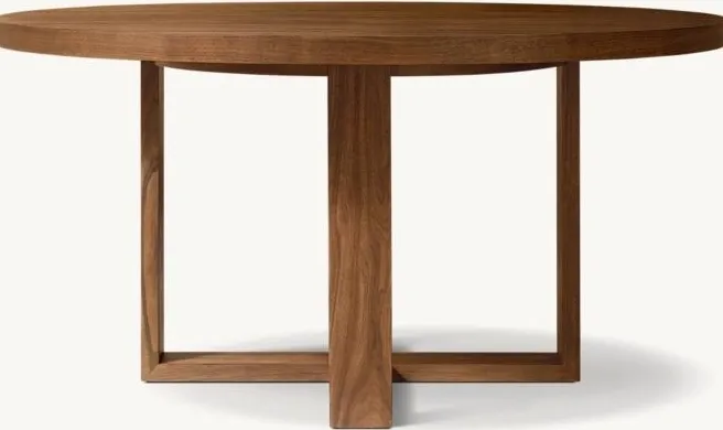 Table à manger ronde Seix, vue 4 sur 4