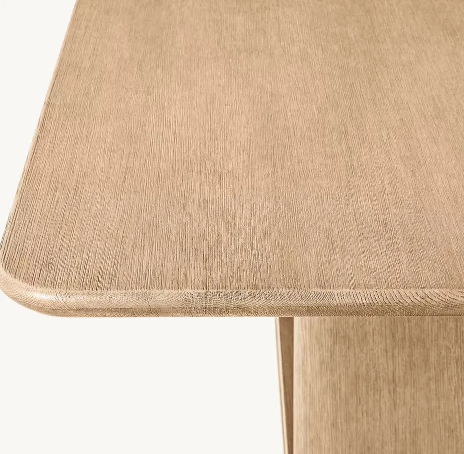 Table à manger Salernes en chêne, vue 6 sur 6