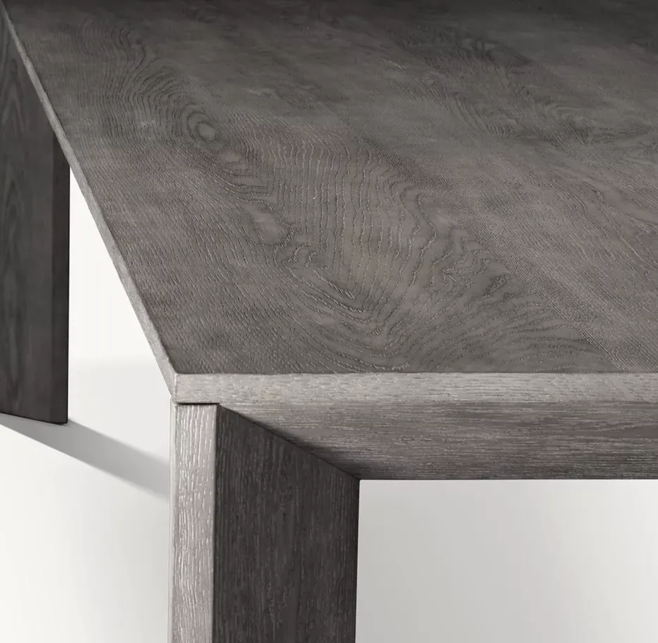 Table à manger Salies en chêne, vue 2 sur 5