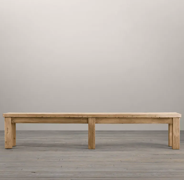 Table à manger Salins en chêne, vue 3 sur 5