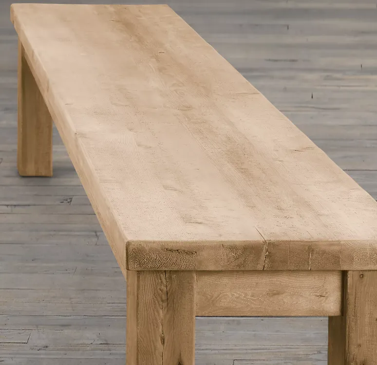 Table à manger Salins en chêne, vue 4 sur 5