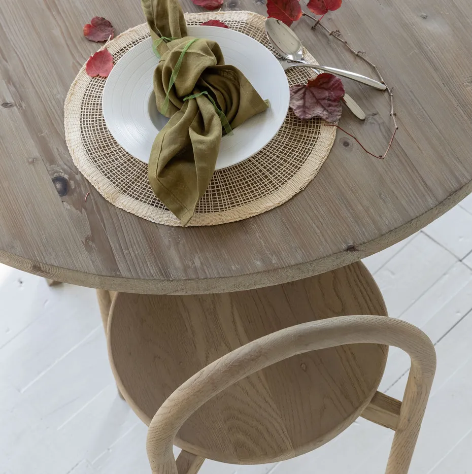 Table à manger Seillans en bois massif, vue 3 sur 6