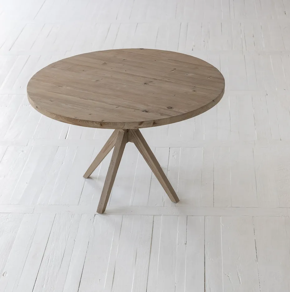 Table à manger Seillans en bois massif, vue 4 sur 6