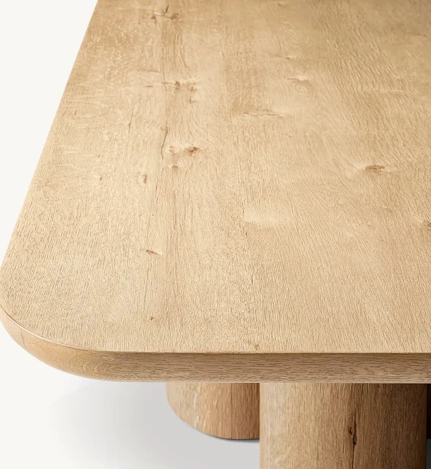 Table à manger Sixt en chêne blanc, vue 3 sur 6