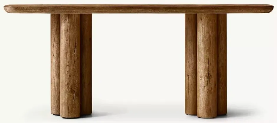 Table à manger Soulac en chêne, vue 4 sur 4