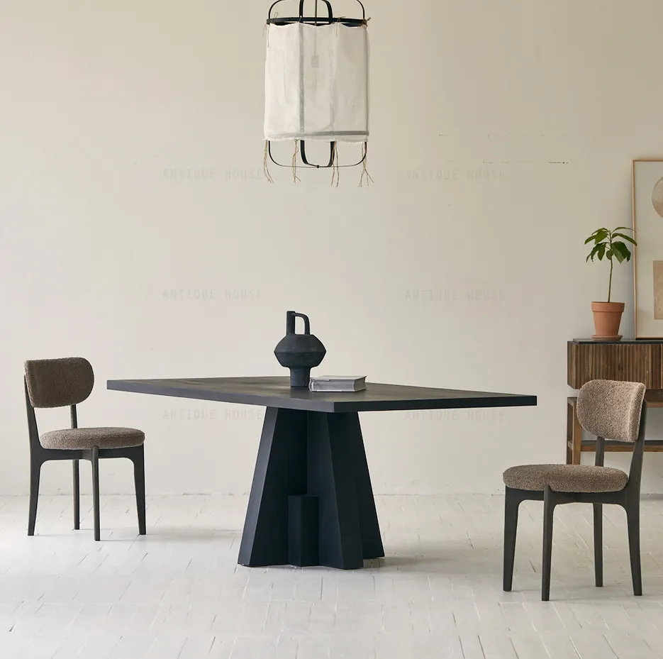 Table à manger Thônes en chêne, vue 2 sur 6