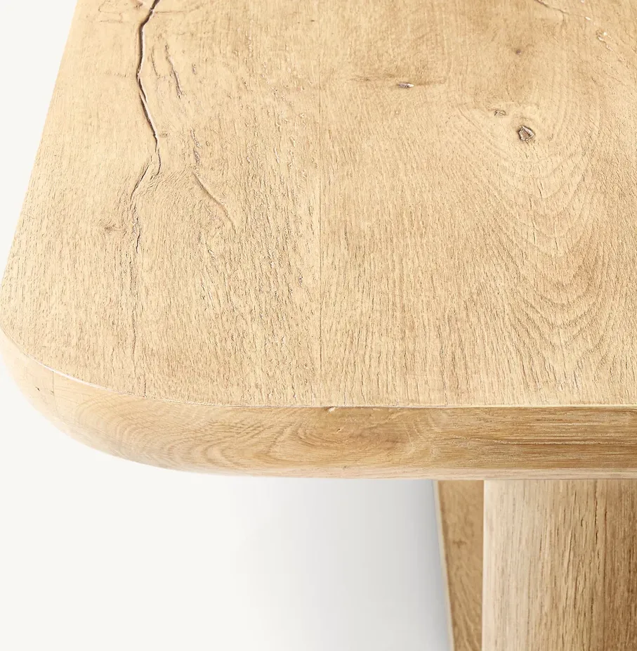 Table à manger Trémolat en chêne, vue 4 sur 6