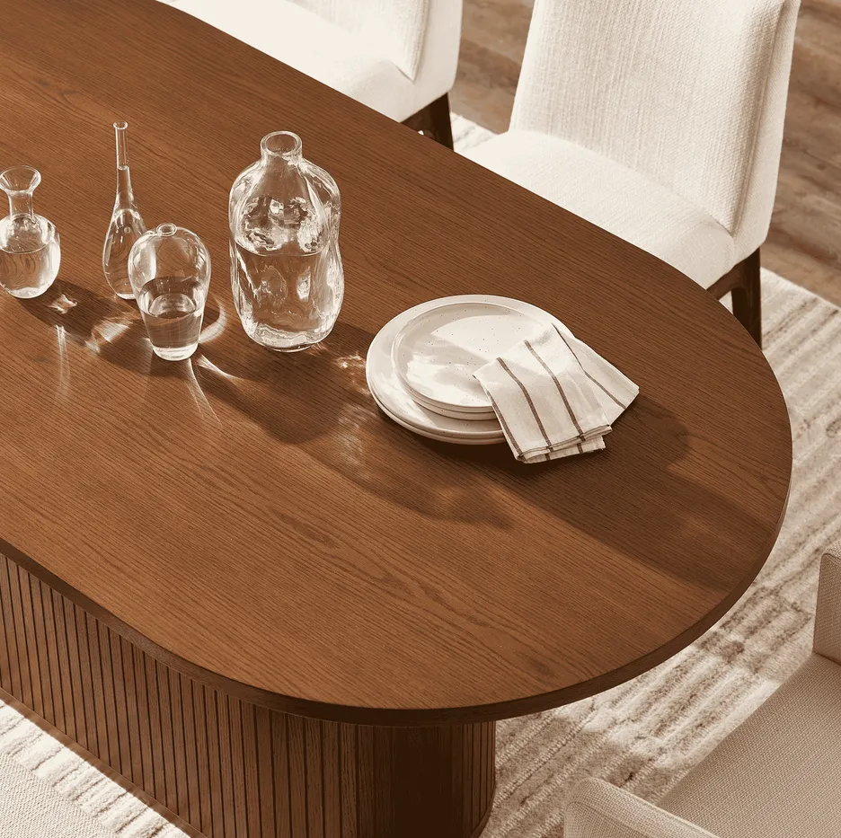 Table à manger Vauvert en bois massif, collection tables à manger ELWOOD HOME