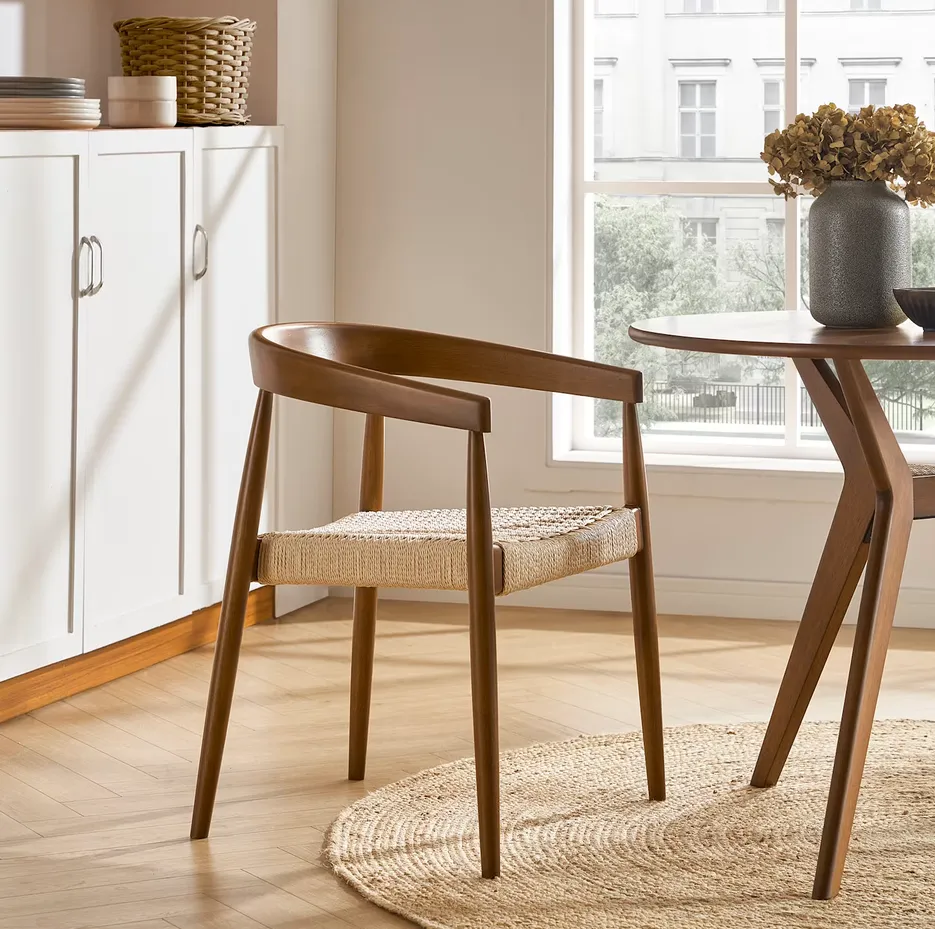 Table à manger Vence en bois massif, vue 5 sur 5