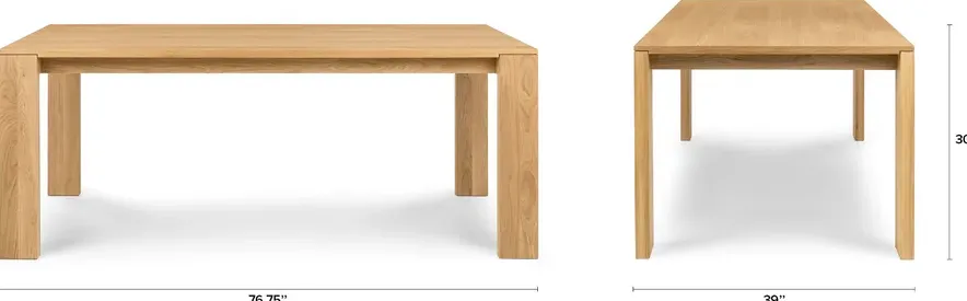 Table à manger Vézelay, vue 4 sur 6