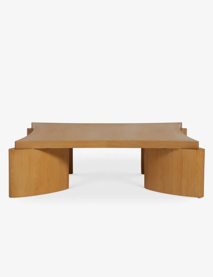 Table basse Ainhoa en bois massif, vue 6 sur 6