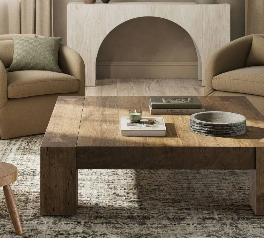 Table basse Antibes en bois massif, vue 4 sur 4