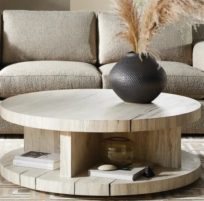 Table basse Antibes en chêne, collection tables basses et d'appoint ELWOOD HOME