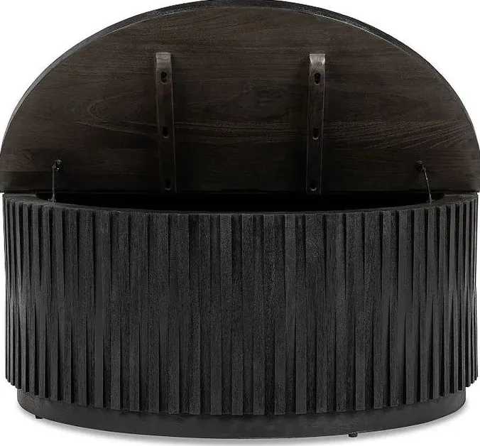 Table basse Ascain en bois massif, vue 5 sur 6
