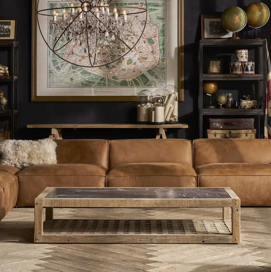 Table basse Aspet en marbre, vue 3 sur 5