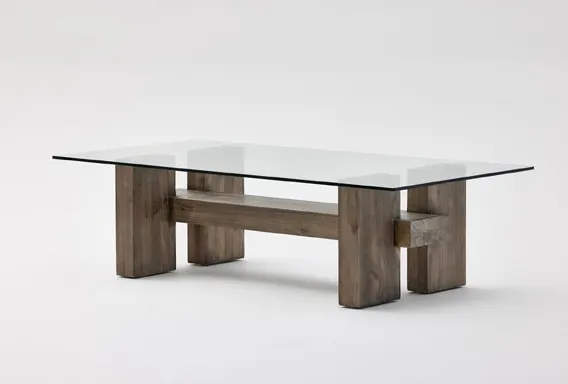 Table basse Aups en bois massif, vue 2 sur 4