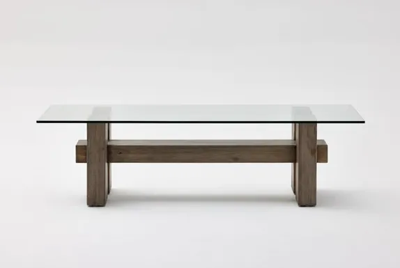 Table basse Aups en bois massif, vue 3 sur 4