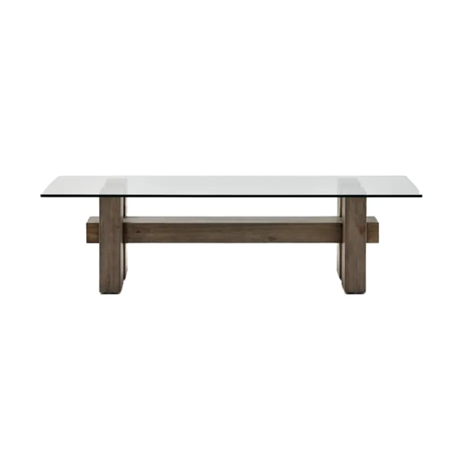 Table basse Aups en bois massif, vue 4 sur 4