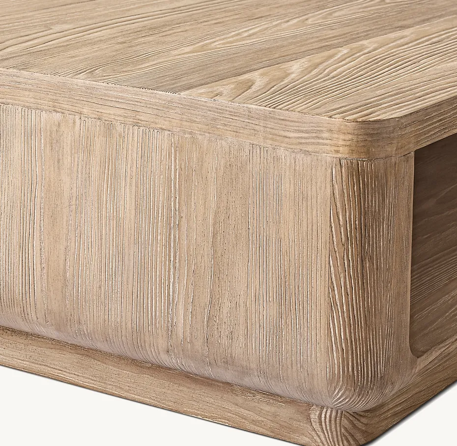 Table basse Bagnères en bois massif, vue 3 sur 6