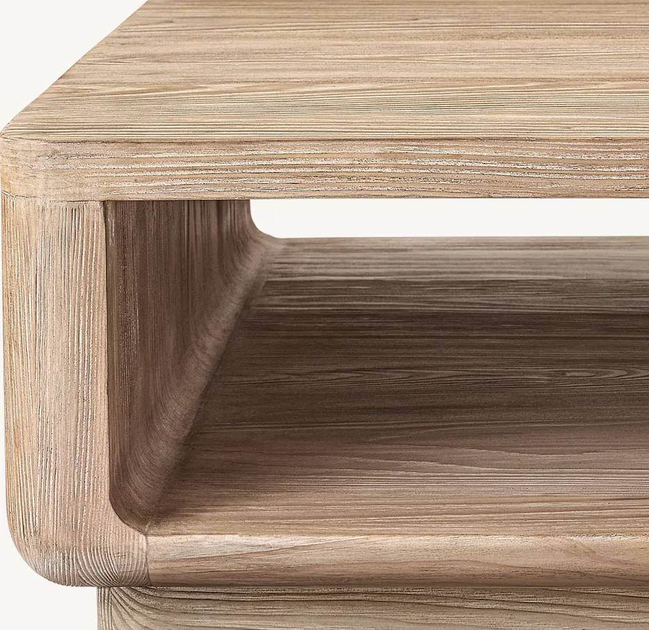 Table basse Bagnères en bois massif, vue 5 sur 6