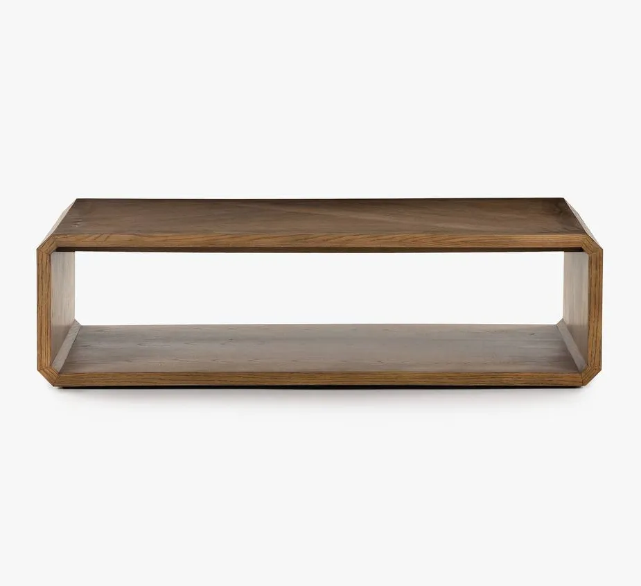 Table basse Banon en placage de frêne, vue 4 sur 4