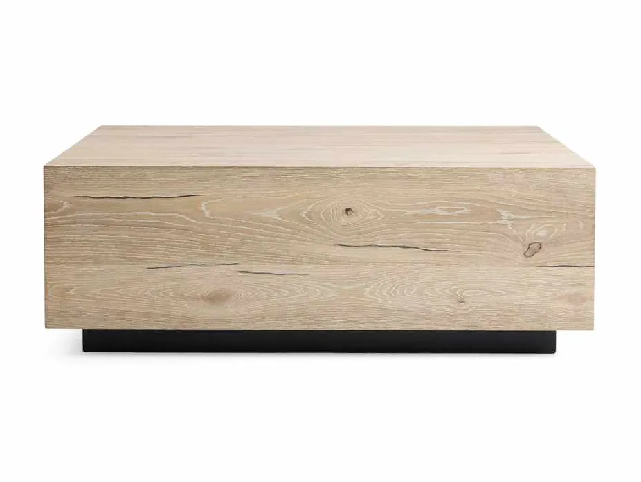 Table basse Beaune en bois massif, vue 5 sur 6