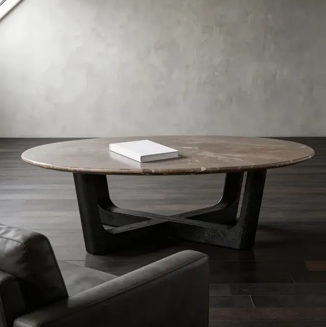 Table basse Belvès en marbre — tables basses et d'appoint
