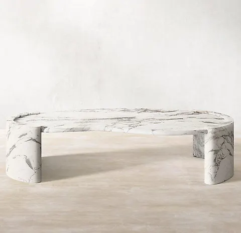 Table basse Bonnieux en marbre — tables basses et d'appoint