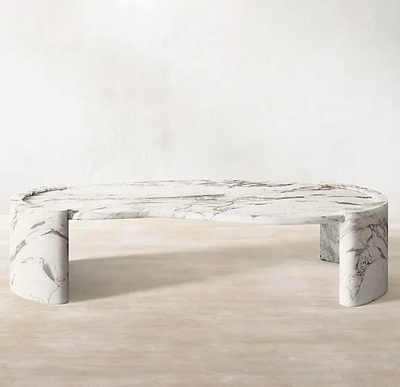 Table basse Bonnieux en marbre — tables basses et d'appoint