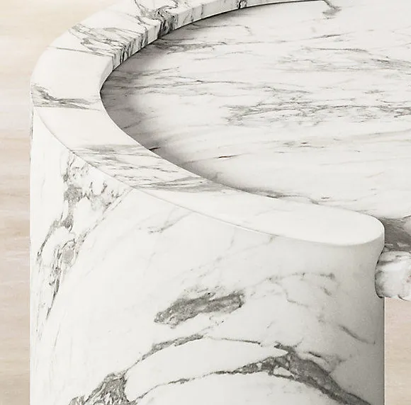 Table basse Bonnieux en marbre, vue 2 sur 4