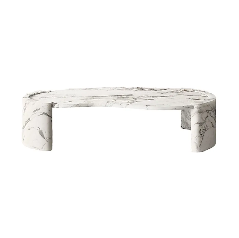 Table basse Bonnieux en marbre, vue 4 sur 4