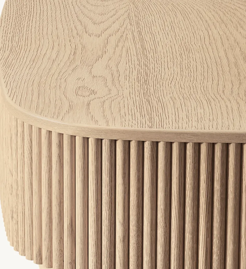 Table basse Carennac en chêne, vue 2 sur 4