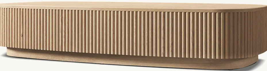Table basse Carennac en chêne, vue 3 sur 4